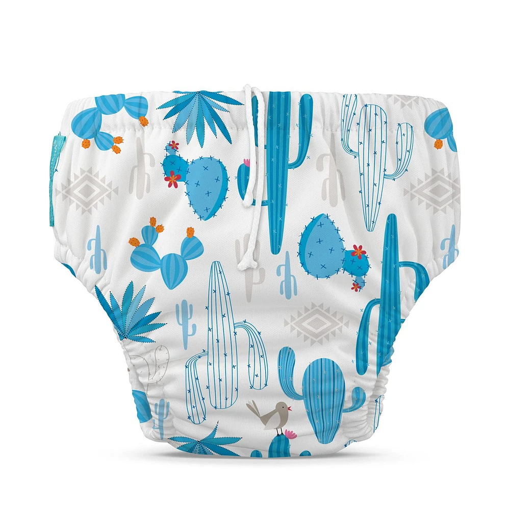 Reusable Swim Diaper Cactus Azul