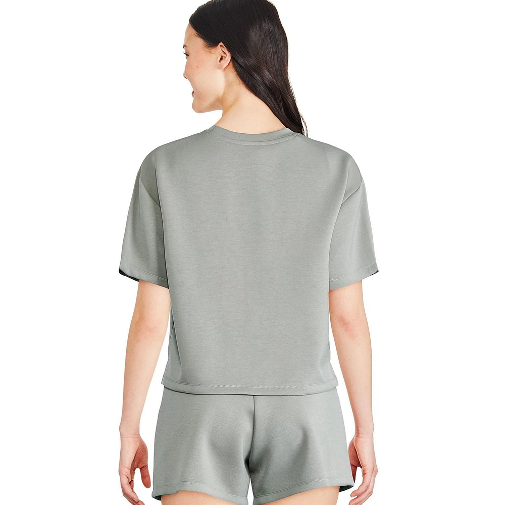 T-shirt en tricot scuba George pour femmes