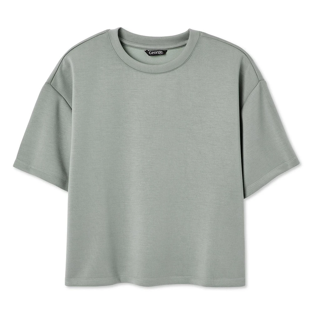 T-shirt en tricot scuba George pour femmes