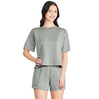 T-shirt en tricot scuba George pour femmes