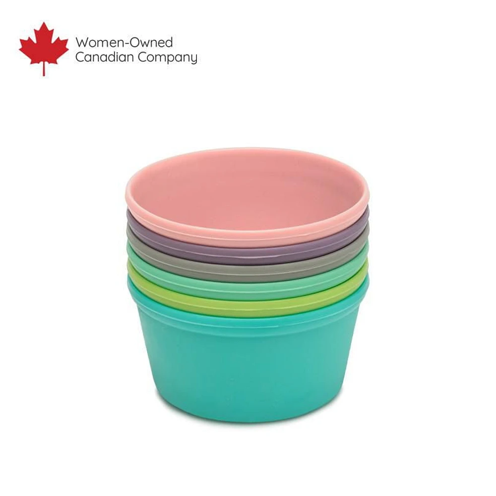melii Rainbow Silicone Food Cups 6pcs