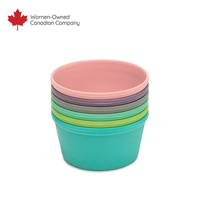 melii Rainbow Silicone Food Cups 6pcs
