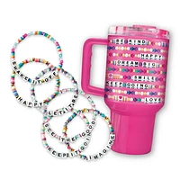 Cra-Z-Art: BE INSPIRED ABC Friendship Bracelet Tumbler, Bracelet Making Set