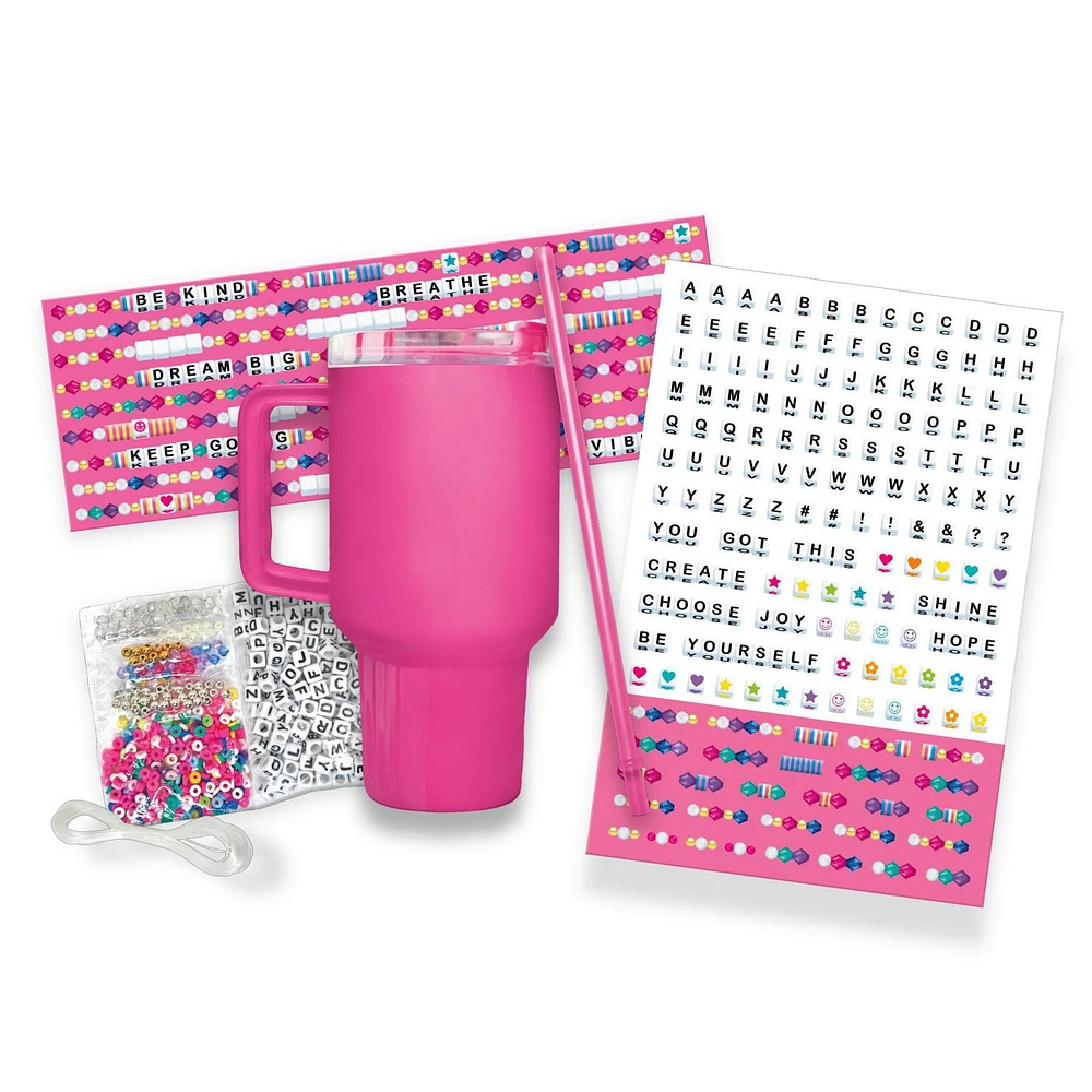 Cra-Z-Art: BE INSPIRED ABC Friendship Bracelet Tumbler, Bracelet Making Set