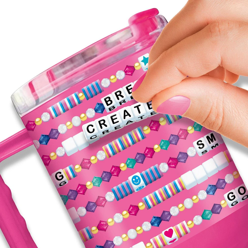 Cra-Z-Art: BE INSPIRED ABC Friendship Bracelet Tumbler, Bracelet Making Set