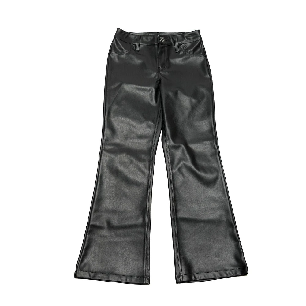 Justice Girls Black Shine Pants