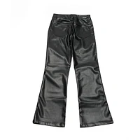 Justice Girls Black Shine Pants