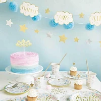 Twinkle Twinkle Little Star Lunch Napkins, 16 CT, 2 Ply, Each measures 6.5" x 6.5" when folded