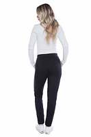 Jeaniologie ™ Ladies Mid Rise Pull on Jogger - Black