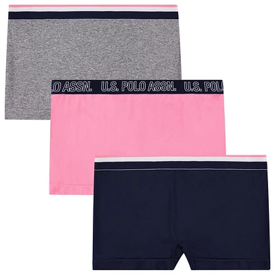 Ensemble de 3 culottes garçonnes sans coutures U.S. Polo Assn. pour femmes