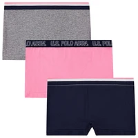 U.S. Polo Assn. Women's 3-Pack  Seamless Boyshorts