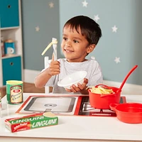 Melissa & Doug Prepare & Serve Pasta Play Food Set