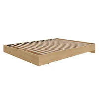 Nexera Nordik Platform Bed, Natural Maple