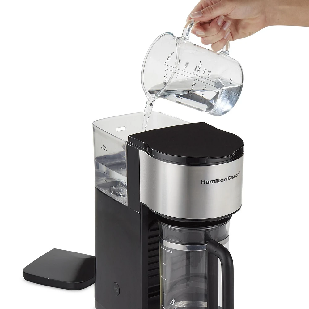 Hamilton Beach Home Barista 7-in-1 Coffee Maker 46251, 6 Cup Carafe