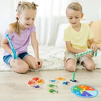 Melissa & Doug Catch & Count Wooden Fishing Game With 2 Magnetic Rods - FSC Certified, Fishing Game