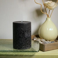 Hometrends 4" MIDNIGHT SPICE Scented Pillar Candle, 3"Dia x 4"H