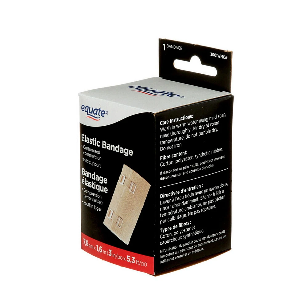 Equate(Tm/Mc) Elastic Bandage 3001WMCA, 1 Roll Per Pack