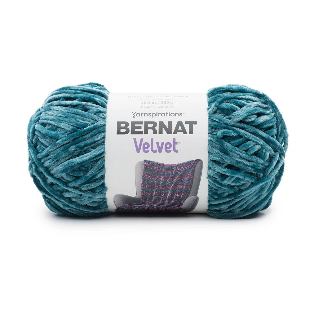 Bernat® Velvet™ Yarn, Polyester #5 Bulky, 10.5oz/300g, 315 Yards