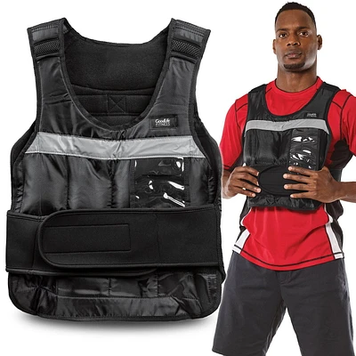 GoodLife FITNESS Vest lestée réglable de 20 lb