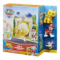 PAW Patrol, Cat Pack Leo and Marshall Action Figure Playset, Kids Toys for Ages 3 and up