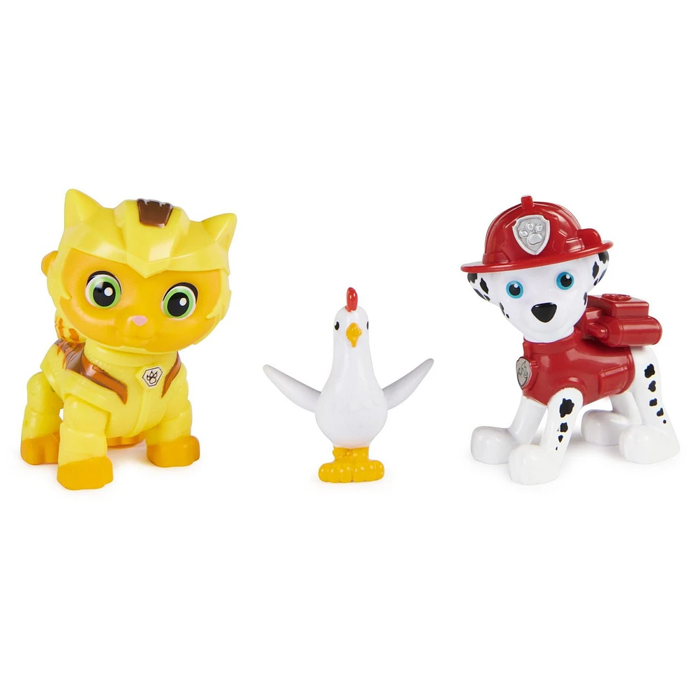 PAW Patrol, Cat Pack Leo and Marshall Action Figure Playset, Kids Toys for Ages 3 and up