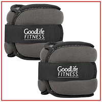 GoodLife FITNESS 5lb Pair Comfort Fit Ankle/Wrist Weights