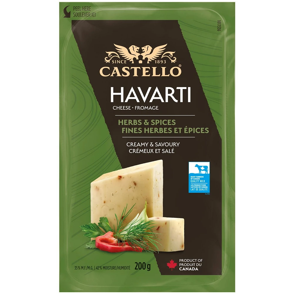 Castello Havarti Herbs And Spices Cheese, 200 g