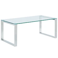 Glass/Chrome Coffee Table