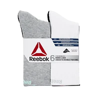 Reebok 6PK CRW CUSHION, Size 4-10