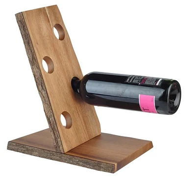 Organic Acacia Wood Wine Rack Wine Bottle Holder and Display