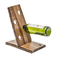 Organic Acacia Wood Wine Rack Wine Bottle Holder and Display