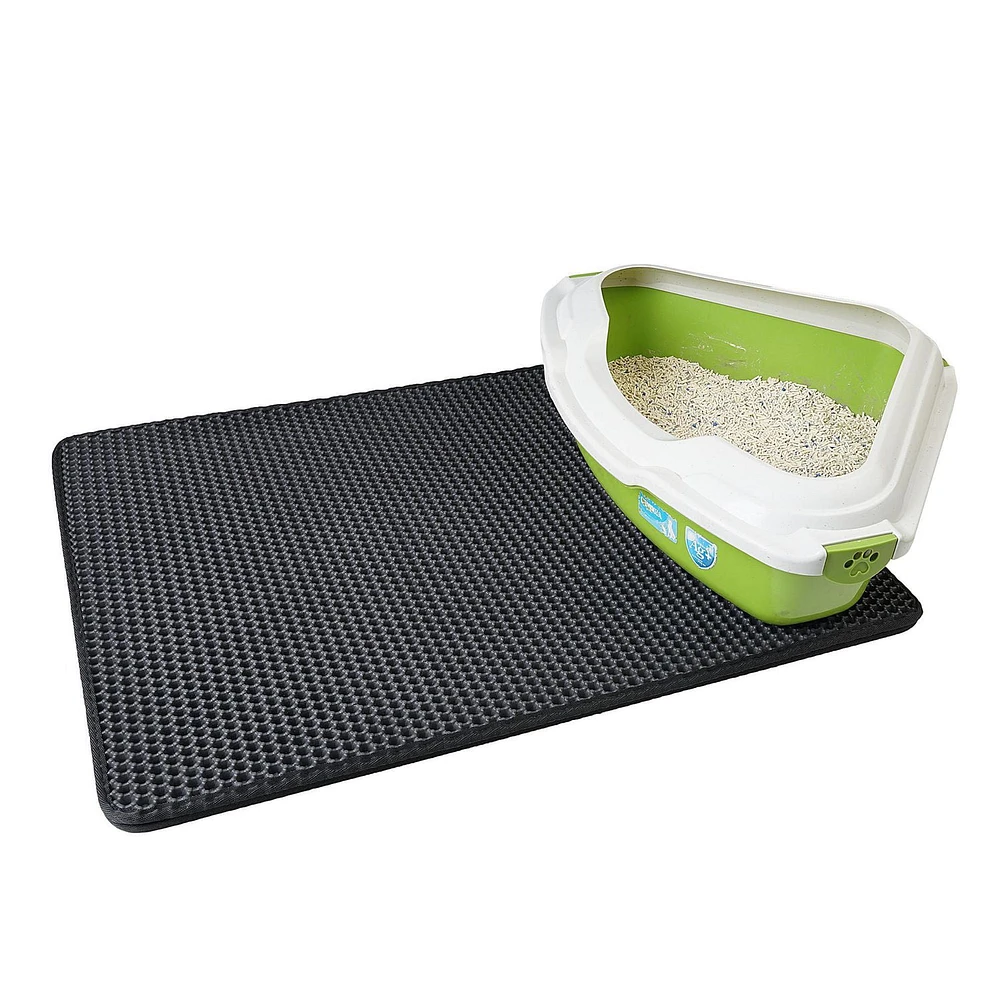 Finn & Winston Recycling Litter Mat - Black