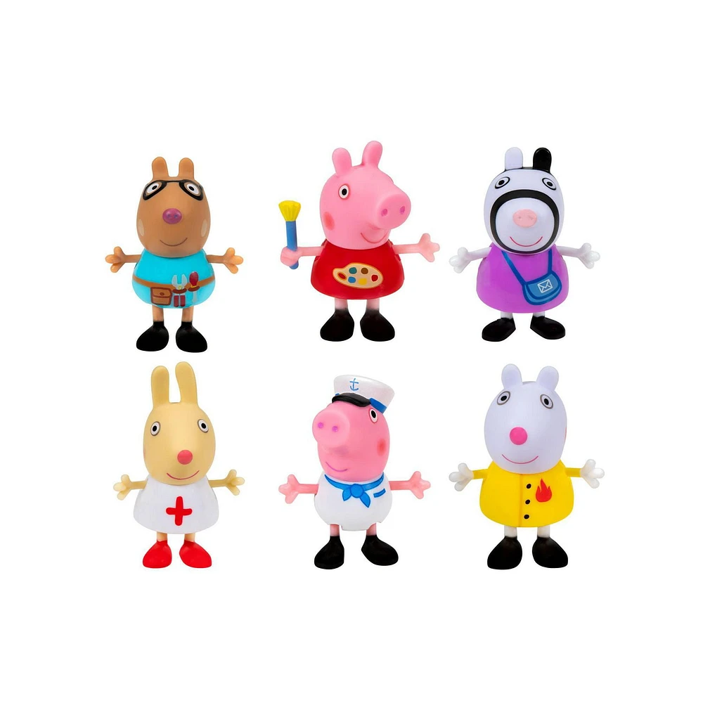 Peppa Pig What I Want to Be Figure 6 Pack