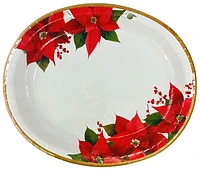 Christmas Paper Plate, 10.5" x 12.75", 8ct