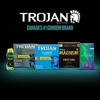 Condoms lubrifiés Trojan BareSkin Raw 8 condoms lubrifiés en latex