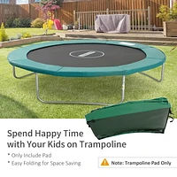 Soozier 14" Trampoline Pad Φ168" Trampolining Replacement Jump Green GYM