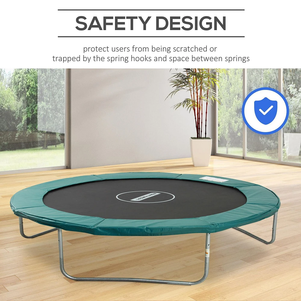 Soozier 14" Trampoline Pad Φ168" Trampolining Replacement Jump Green GYM