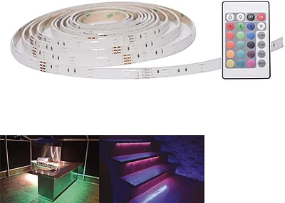 Nadair UNL-12W-4RGB LED RGB Color Light Strips LED Undercabinet, White