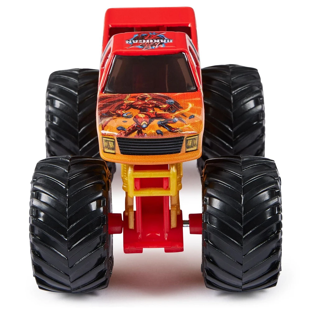 Monster Jam, Official Bakugan Dragonoid Vs. Bakugan Dragonoid Die-Cast Monster Trucks, 1:64 Scale, Kids Toys for Boys Ages 3 and up