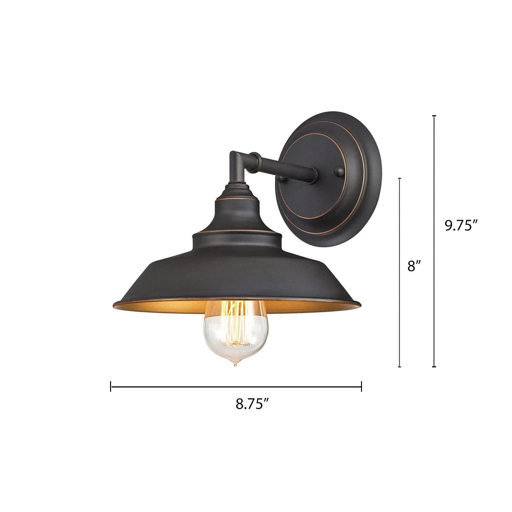 Westinghouse Iron Hill 1-Light Wall Sconce