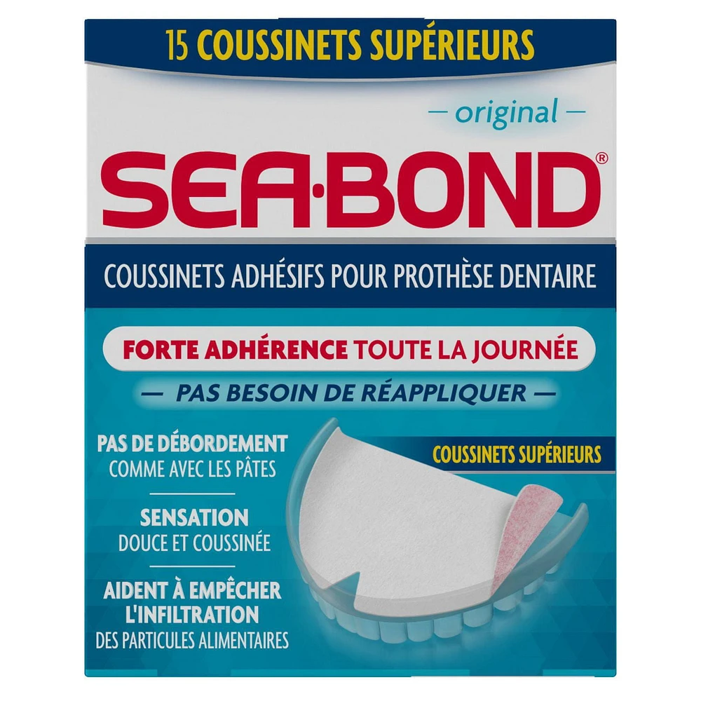 Sea-Bond Denture Adhesive Original Uppers, 15 Count