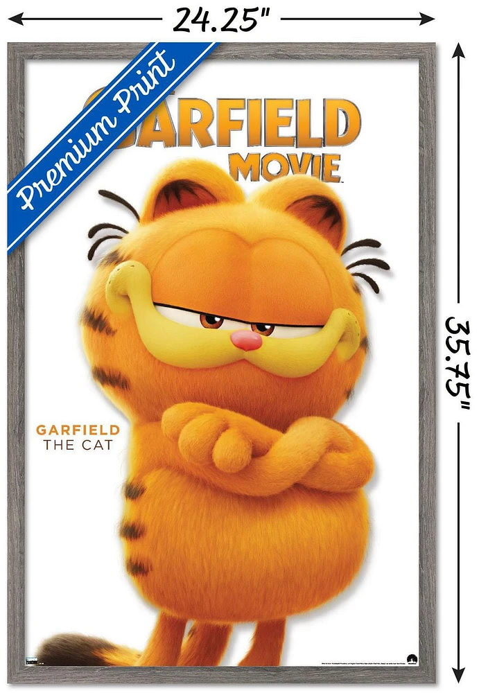 The Garfield Movie - Garfield Feature Series 24 Wall Poster with Magnetic Frame