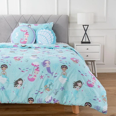 MERMAIDS COMFORTER SET 5PC FULL