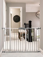 Regalo International Easy Step Extra Wide Platinum Metal Walk-Through Gate