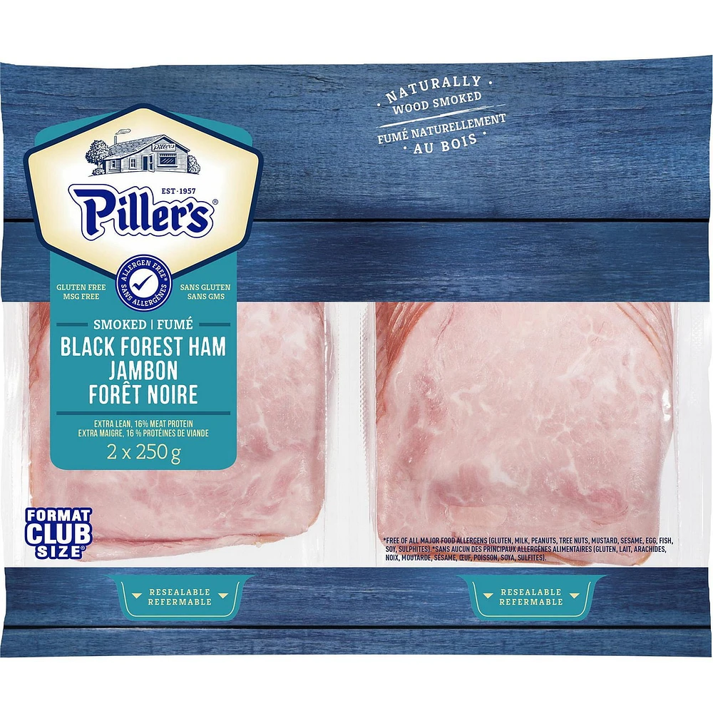 Piller's Black Forest Ham, 2 x 250g