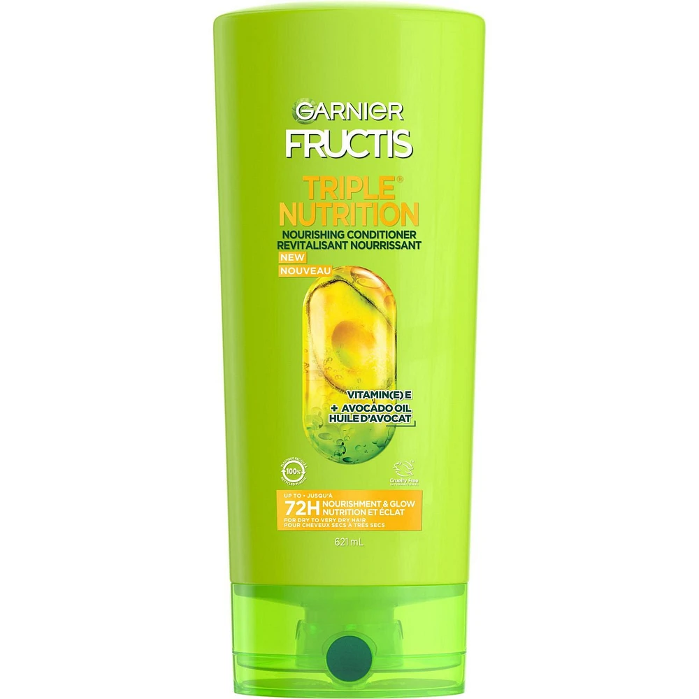 Garnier Fructis, Triple Nutrition Conditioner, 621 mL, 621 mL