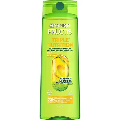 Garnier Fructis, Shampooing Triple Nutrition 370 mL, Shampoing Triple Nutrition