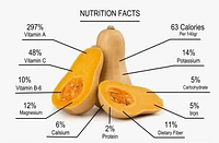 Squash, Butternut Organic, Sold in singles, 0.76 - 1.40 KG