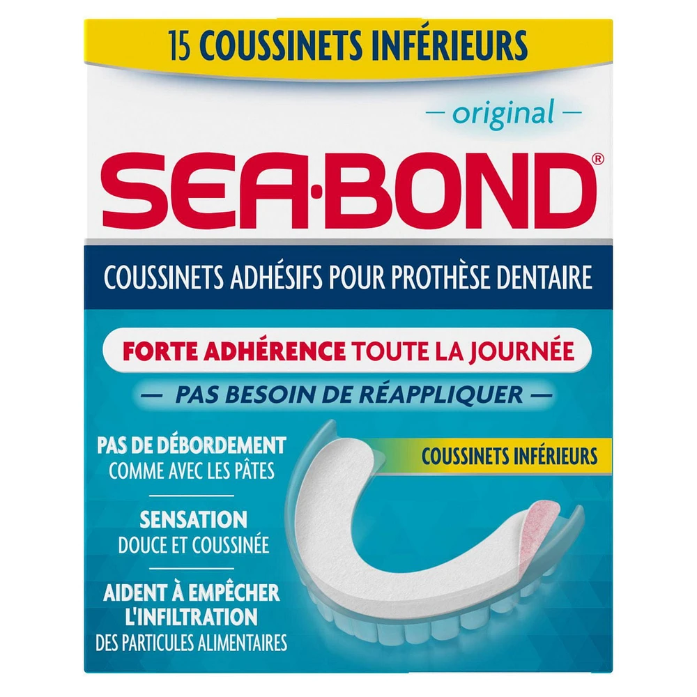 Sea-Bond Sea Bond Denture Adhesive Wafers Original, 15 Count