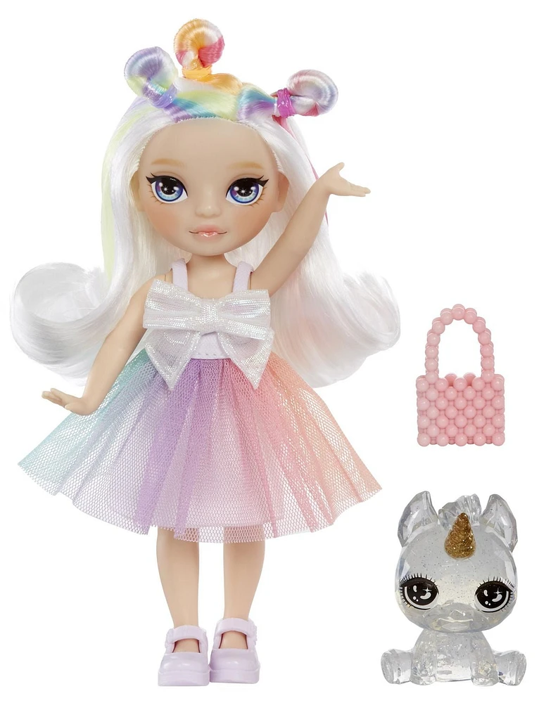 Rainbow High Littles – Opal Raine, Rainbow 5.5" Posable Small Doll